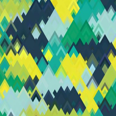 Geometrik desenlerle soyut sanat dokusu