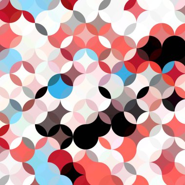 Renk fraktal geometrik soyut desen