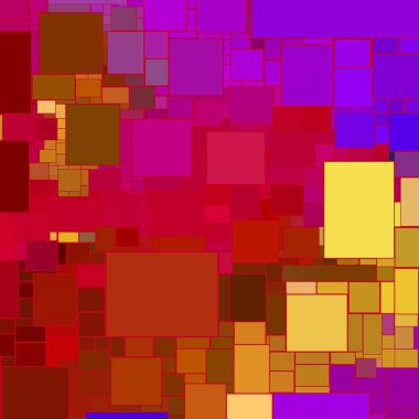 Soyut sanat dokusu. Kareler ile renkli doku. Modern sanat eserleri. Renkli görüntü