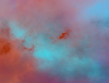 soyut grunge bulutlar, kopya alanı ile renkli arka plan