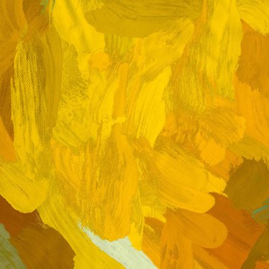 Tuval el yapımı yağlıboya. Renkli doku. Fırça darbeleri.