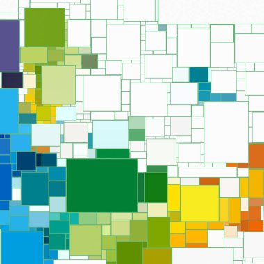 Soyut sanat dokusu. Kareler ile renkli doku. Modern sanat eserleri. Renkli görüntü