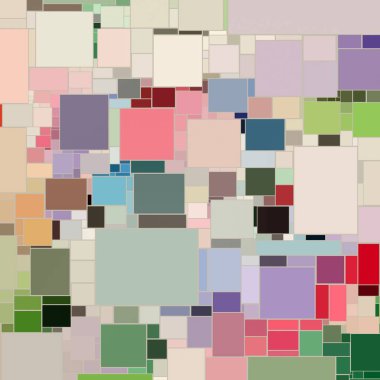 Soyut sanat dokusu. Kareler ile renkli doku. Modern sanat eserleri. Renkli görüntü