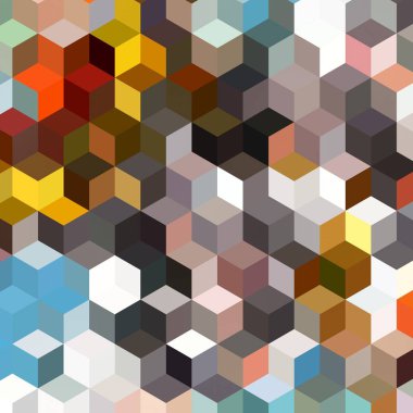 Geometrik desenlerle soyut sanat dokusu