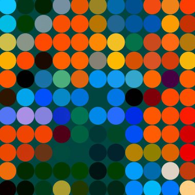 Soyut geometrik desen oluşur