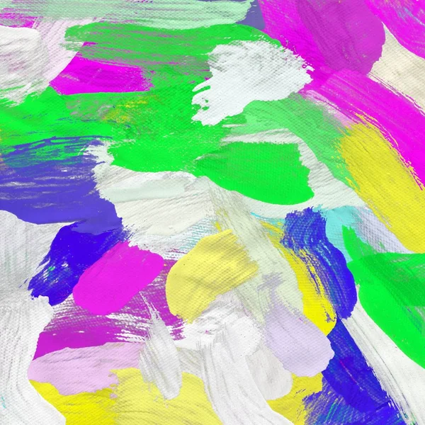 Tuval el yapımı yağlıboya. Renkli doku. Fırça darbeleri. Renkli görüntü. Modern sanat. Çağdaş sanat.