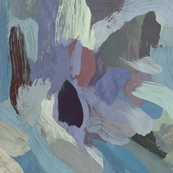 Tuval el yapımı yağlıboya. Renkli doku. Fırça darbeleri. Renkli görüntü. Modern sanat. Çağdaş sanat.
