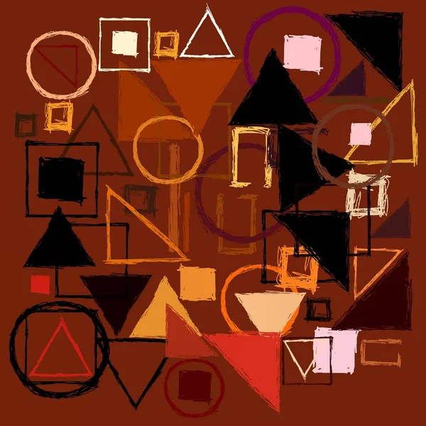 Geometrik desenli soyut doku