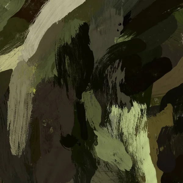 Tuval el yapımı yağlıboya. Renkli doku. Fırça darbeleri.