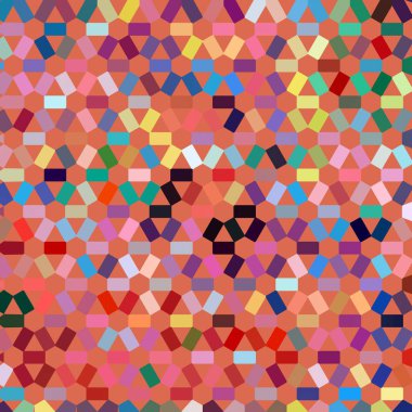 Renk fraktal geometrik soyut desen