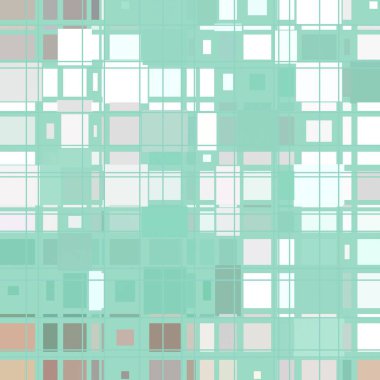 Renkli şekillerin geometrik, soyut, dikişsiz deseni