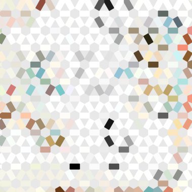 Renk fraktal geometrik soyut desen