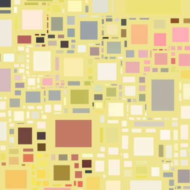 Soyut sanat dokusu. Kareler ile renkli doku. Modern sanat eserleri. Renkli görüntü