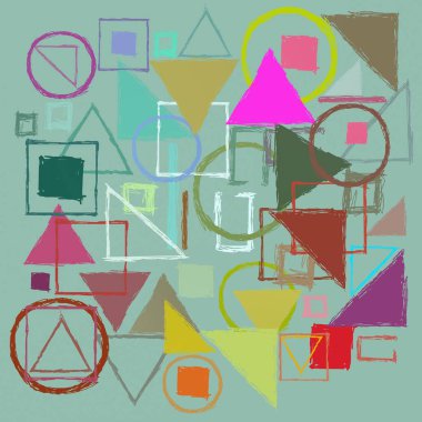 Geometrik desenli soyut doku