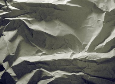 Soyut buruşturulmuş kağıt doku arka planı