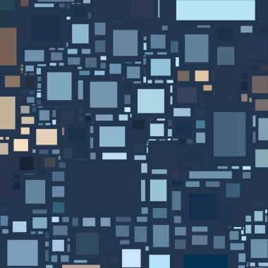 Soyut sanat dokusu. Kareler ile renkli doku. Modern sanat eserleri. Renkli görüntü