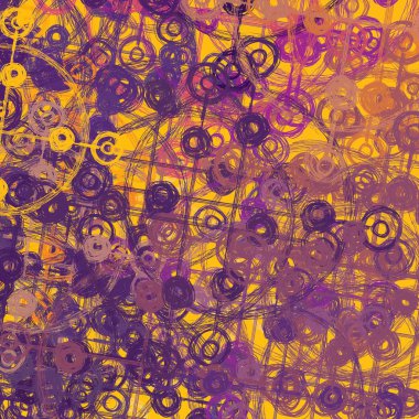 Çiçekli, soyut, pürüzsüz desen