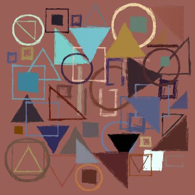 Geometrik desenli soyut arkaplan