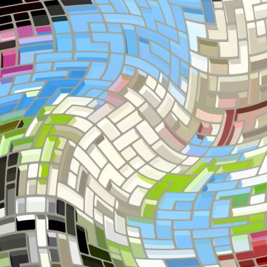 Geometrik desenli soyut doku