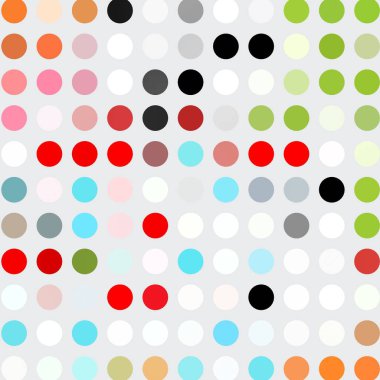 Işık turuncu vektör şekilleri geometrik çevrelerin, kırmızı desen. Renkli mozaik afiş. Renkli diskler ile geometrik arka plan.