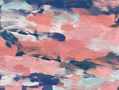 El yapımı tuvale yağlı boya. Soyut sanat dokusu. Renkli doku. Modern sanat eserleri. Yağlı boya darbeleri. Fırça darbeleri. Modern sanat. Çağdaş sanat. Sanatsal tuval.  