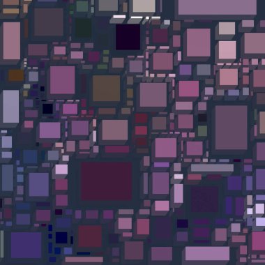 Soyut sanat dokusu. Kareler ile renkli doku. Modern sanat eserleri. Renkli görüntü