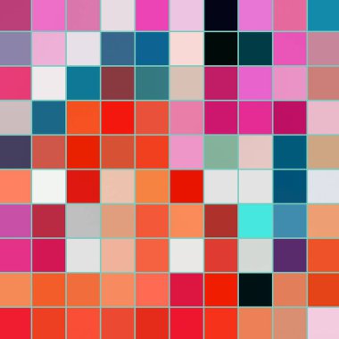 renkli ve kırmızı ve beyaz vektör dikişsiz desen