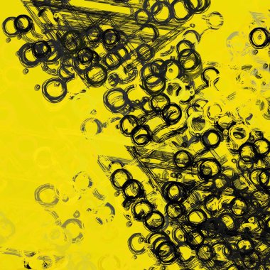 Sarı yapraklı pürüzsüz desen