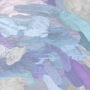 Tuval el yapımı yağlıboya. Renkli doku. Fırça darbeleri. Renkli görüntü. Modern sanat. Çağdaş sanat.