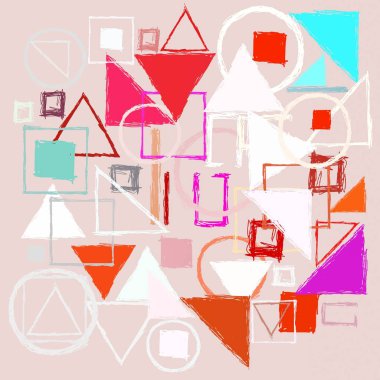 Geometrik desenli soyut doku