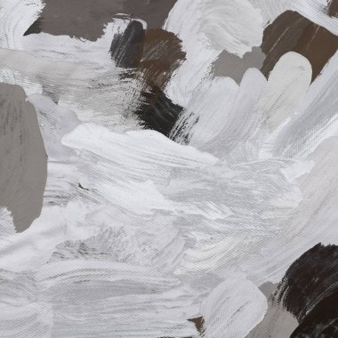 Tuval el yapımı yağlıboya. Renkli doku. Fırça darbeleri.