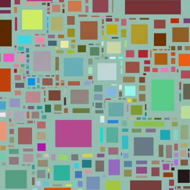 Soyut sanat dokusu. Kareler ile renkli doku. Modern sanat eserleri. Renkli görüntü