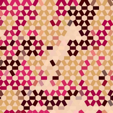 Renk fraktal geometrik soyut desen