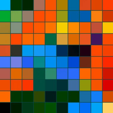 Geometrik desenlerle soyut sanat dokusu