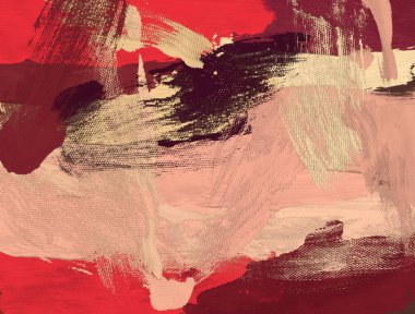 arka planda kırmızı fırça