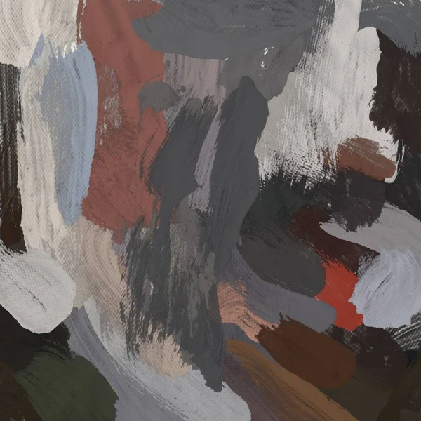 Tuval el yapımı yağlıboya. Renkli doku. Fırça darbeleri.