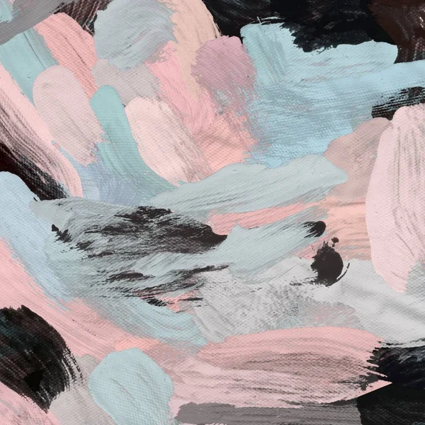 Tuval el yapımı yağlıboya. Renkli doku. Fırça darbeleri. Renkli görüntü. Modern sanat. Çağdaş sanat.