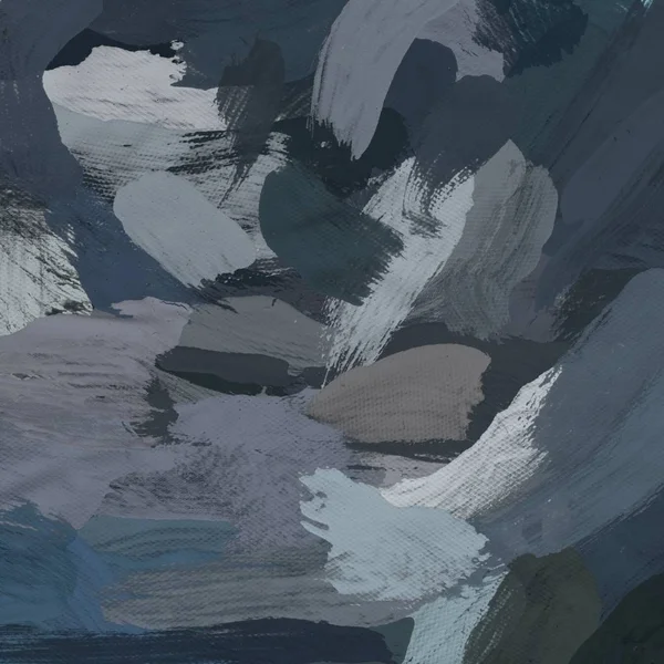 Tuval el yapımı yağlıboya. Renkli doku. Fırça darbeleri.