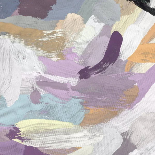 Tuval el yapımı yağlıboya. Renkli doku. Fırça darbeleri. Renkli görüntü. Modern sanat. Çağdaş sanat.