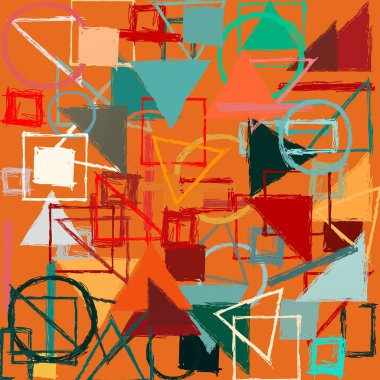 modern soyut geometrik desen arka plan