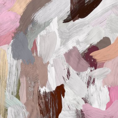 Tuval el yapımı yağlıboya. Renkli doku. Fırça darbeleri. Renkli görüntü. Modern sanat. Çağdaş sanat.