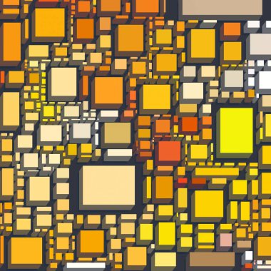 Soyut sanat dokusu. Kareler ile renkli doku. Modern sanat eserleri. Renkli görüntü