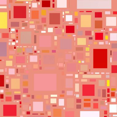 Soyut sanat dokusu. Kareler ile renkli doku. Modern sanat eserleri. Renkli görüntü