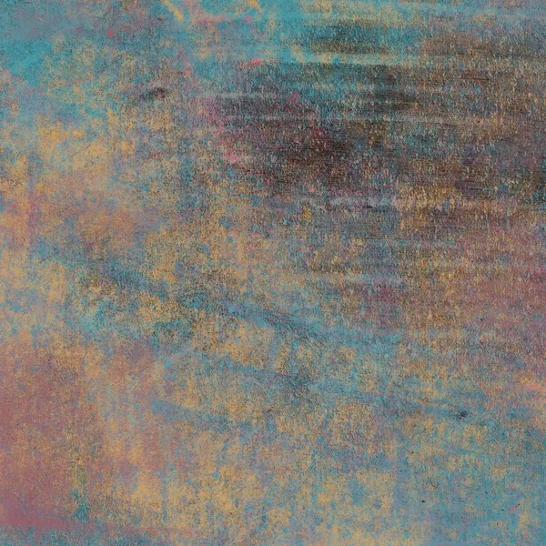 Kağıt üzerine el yapımı kömür çizimi. Soyut sanat dokusu. Renkli doku. Modern sanat eserleri. Modern sanat. Çağdaş sanat. Sanatsal tuval