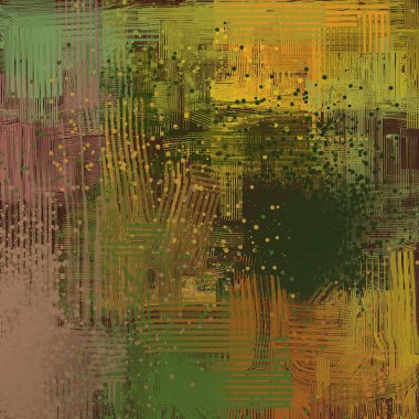 Soyut arka plan sanatı. 2d illüstrasyon. Etkileyici el yağlıboya çizilmiş. Tuval üzerine fırça darbeleri. Modern sanat. Çok renkli arka plan. Çağdaş sanat. Ifa -de. Sanatsal dijital palet.