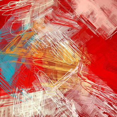 Soyut arka plan sanatı. 2d illüstrasyon. Etkileyici el yağlıboya çizilmiş. Tuval üzerine fırça darbeleri. Modern sanat. Çok renkli arka plan. Çağdaş sanat. Ifa -de. Sanatsal dijital palet.