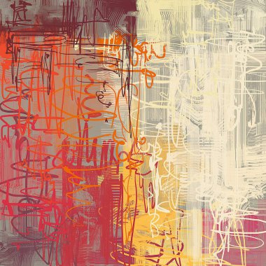 Soyut arka plan sanatı. 2d illüstrasyon. Etkileyici el yağlıboya çizilmiş. Tuval üzerine fırça darbeleri. Modern sanat. Çok renkli arka plan. Çağdaş sanat. Ifa -de. Sanatsal dijital palet.