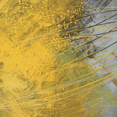 Soyut arka plan sanatı. 2d illüstrasyon. Etkileyici el yağlıboya çizilmiş. Tuval üzerine fırça darbeleri. Modern sanat. Çok renkli arka plan. Çağdaş sanat. Ifa -de. Sanatsal dijital palet.