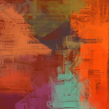 Soyut arka plan sanatı. 2d illüstrasyon. Etkileyici el yağlıboya çizilmiş. Tuval üzerine fırça darbeleri. Modern sanat. Çok renkli arka plan. Çağdaş sanat. Ifa -de. Sanatsal dijital palet.