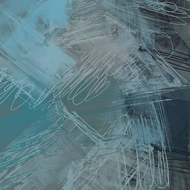 Soyut arka plan sanatı. 2d illüstrasyon. Etkileyici el yağlıboya çizilmiş. Tuval üzerine fırça darbeleri. Modern sanat. Çok renkli arka plan. Çağdaş sanat. Ifa -de. Sanatsal dijital palet.